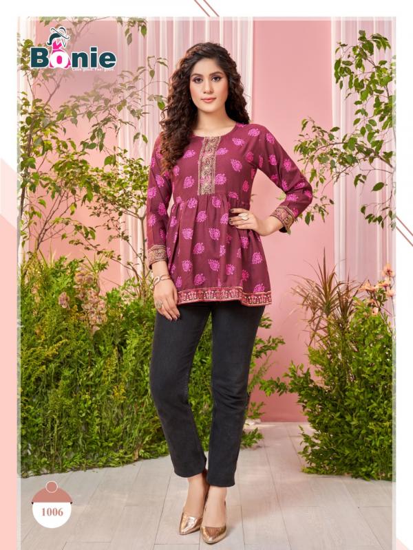 Bonie Grace Printed Cotton Western Fancy Tops Collection